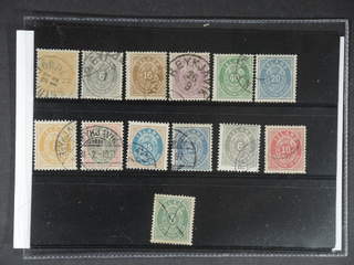 Iceland. Used 1876–1901. All different, e.g. F 8, 11, 13, 15, 16 (short perf), 17, …