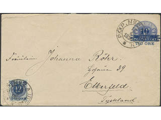 Sweden. Postal stationery, Stamped envelope, Facit Fk5, 50, Stamped envelope 10/12 öre …