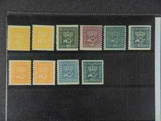 Sweden. ★★ 1920-36. Emblems. All different, e.g. F 156-57, 159, 162, 165cx, 166b, …