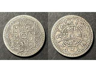 Nepal 2 mohars 1932, VF