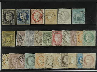 France. Used 1849-1877. All different, e.g. Mi 3-4, 16, 40, 47, 60 I, 75. Mostly good …