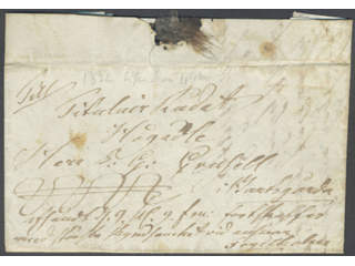 Finland Åland. Prephilately. Crown Post letter dated Storby (?) 9 March 1826 sent to …