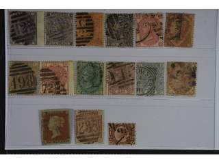 Britain. Used 1841-1880. All different, e.g. Mi 14, 20, 24-25, 28, 37, 40-41, 46-47, 51, …