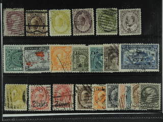 Canada. Used 1859-1911. All different, e.g. Mi 31, 59, 68, 71-72, 81, 87-88. Mostly good …