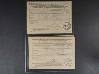 Sweden. Postal document. Bl. 301. (Mars 38.), thirty three receipts for registered or …