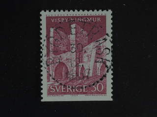Sweden. Facit 561BB used , 1965 Notable Buildings 30 öre red. EXCELLENT cancellation …