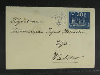 Sweden. Facit 201 cover , 30 öre on cover sent from PLK 366 to Vadsbro.