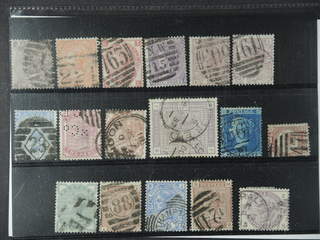 Britain. Used 1858-1883. All different, e.g. Mi 20, 24, 28, 30, 40, 47, 51, 57-58, 62. …