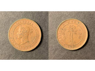 Ceylon Queen Victoria (1837-1901) 1 cent 1891, XF-UNC