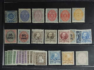 Denmark. ★ 1854–1924. All different, e.g. F 3, 20-21, 22(★), 31, 45, 48-49, 66, 72, 74, …