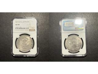 Japan Mutsuhito (1867-1912) 1 yen 1894 (Meiji 27), NGC AU58