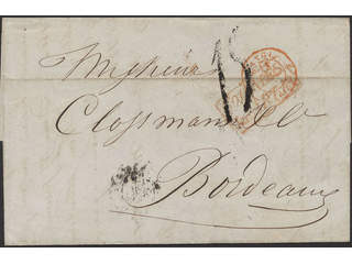 Brazil. Prephilately. Contents dated Rio de Janeiro 24 May 1851.
