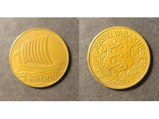 Estonia 1 kroon 1990, AU