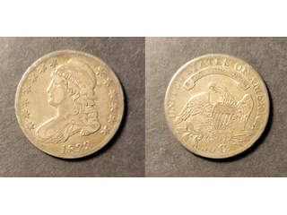 USA 50 cents 1833, VF-XF