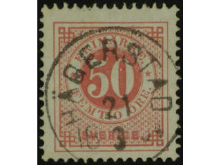 Sweden. Facit 36d used , 50 öre dull violetish carmine. EXCELLENT Cancellation …