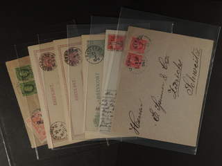 Sweden. Collection cancellations I, K-LÄN. Postal items 1880–1920-tal, incl. BJERGES on …
