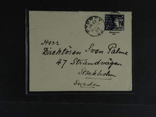Sweden. Facit 84. Incoming stamped mail. New South Wales. 2½ d on cover sent from SYDNEY …