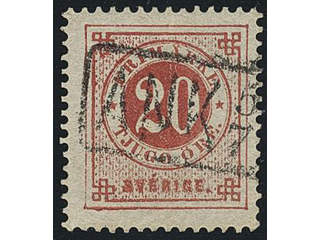 Sweden. Facit 33. FINLAND. Finnish arrival pmk ANK 6.7.