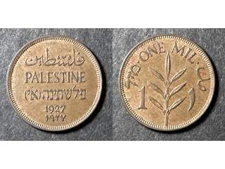 Palestina 1 mil 1927, UNC