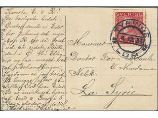 Sweden. Facit 177A on cover, 15 öre on small postcard sent from TYRINGE LBR 8.12.31 to …