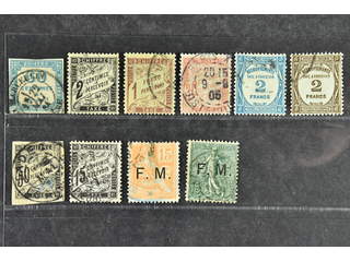 France. Used 1878–1931. Back-of-the-book. All different, e.g. Postage Due 9, 11, 24, 32, …