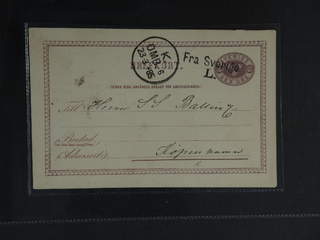 Sweden. Facit bKe6C. DENMARK. Danish cancellation FRA SVERIGE L (Landskrona–Copenhagen …