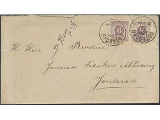 Sweden. Facit 31 cover , 2x6 öre on beautiful cover with content sent from GÖTEBORG LBR …