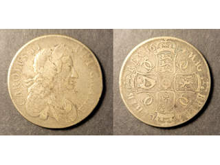 Great Britain Charles II (1660-1685) 1 crown 1684 SEXTO, F