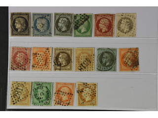 France. Used 1849–1862. All different, e.g. Mi 3-4, 10-11, 16, 26, 31. Mostly good …
