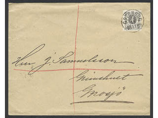 Sweden. Facit 29 on cover, 4 öre on superb printed matter sent from GÖTEBORG 15.11.1883 …