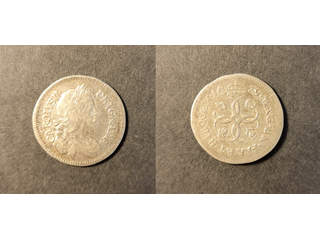 Storbritannien Charles II (1660-1685) 1 groat (4 pence) 1679, VF