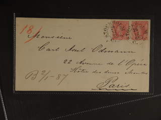 Sweden. Facit 45 cover , 2x10 öre (pair) on beautiful cover sent from STOCKHOLM 29.12.86 …