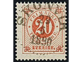 Sweden. Facit 46, Y county. SKÖNVIK 29.6.1890. EXCELLENT cancellation.