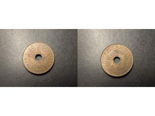 Belgiska Kongo Leopold II (1865-1908) 10 centimes 1889, UNC