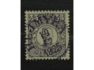 Sweden. Facit 89 used , 35 öre violet. EXCELLENT cancellation REJMYRA 19.12.1925.