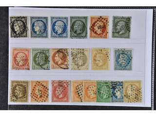 France. Used 1849–1870. All different, e.g. Mi 3-4, 9-10, 16, 18, 23, 24-31. Mostly good …