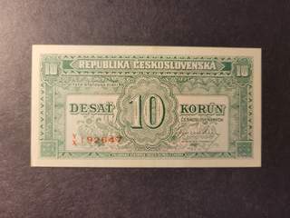 Czechoslovakia 10 korún ND(1945), UNC