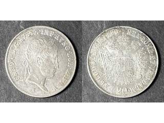 Österrike  Ferdinand I (1835-1849) 20 kreuzer 1840 A, UNC