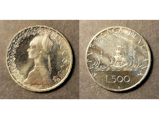 Italy 500 lire 1968, PROOF, Key date
