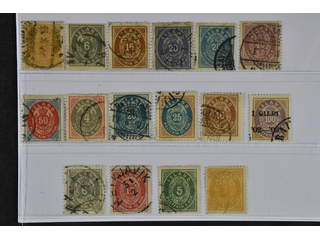 Iceland. Used 1876–1902. All different, e.g. F 8, 11, 13, 15a+b, 17-18, 22, 27-29, 44. …