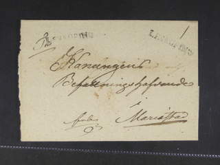 Sweden. E county. LINKÖPING, straight postmark. Type 1 on cover sent to Mariestad. …