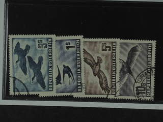 Austria. Michel 984–87 used , 1953 Birds SET (4). EUR 300