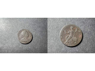 Storbritannien George III (1760-1820) 1/2 penny 1770, VF