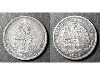 Mexiko 50 centavos 1894 HoG, VF-XF