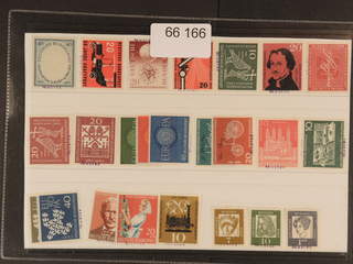 Germany GFR (BRD). ★★. Small lot of 24 stamps, all overprinted "Muster" or "Specimen".