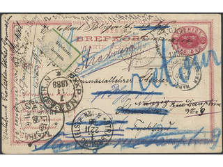 Sweden, Sverige, Sverige, Sverige. Postal stationery, Single postcard, Facit bKe4, …