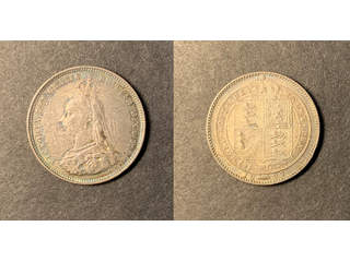 Storbritannien Queen Victoria (1837-1901) 1 shilling 1887, XF-UNC