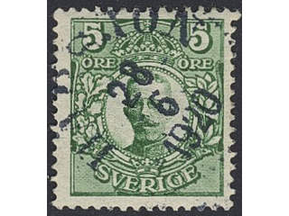Sweden. Facit 79, D county. HARSJÖN 28.6.1920. Postal: 200:-