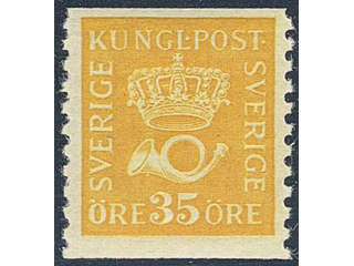 Sweden. Facit 157 ★★ , 35 öre yellow type II.