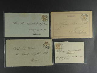 Sweden. Facit 28 cover , 3 öre on four local postal items sent within NORRKÖPING, …